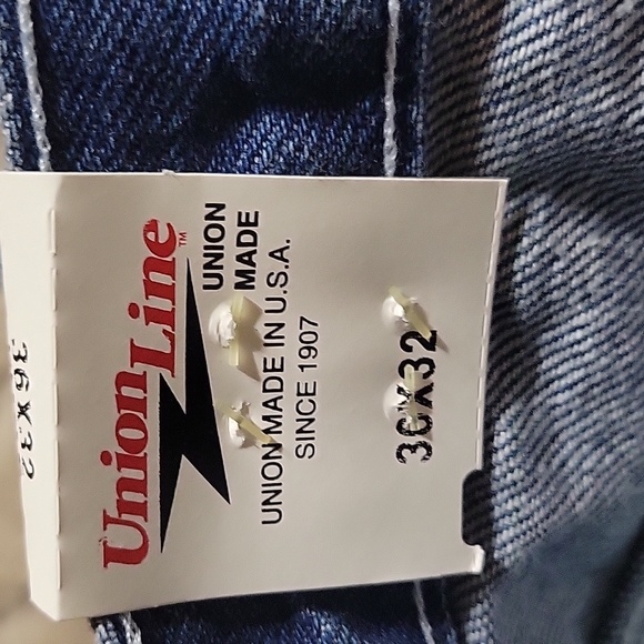 Men's Blue Jeans Union Line 36x32 - Picture 10 of 10